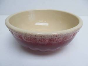 lot 182 image: Very Nice Old Vintage Stoneware CHEVROLET Advertising Bowl 