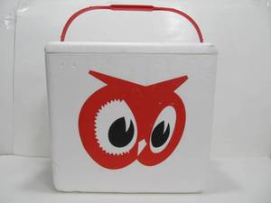 lot 202 image: Vintage Original Red Owl Advertising Styrofoam Cooler 13 x 14