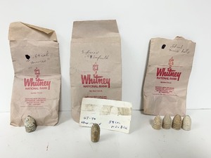 lot 135 image: Group of Original Civil War Dug Bullets etc