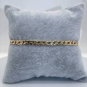 Flat Modified Elongated & Short Curb Link Bracelet in 14k Yellow Gold $1599 Retail VIDEO