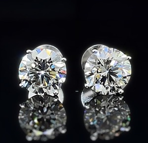 Brand New 6.22 Carats Diamond Stud Earrings in 14k White Gold Eco-Friendly Lab Grown $22,850 Retail VIDEO