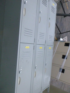 Set of 6 lockers
