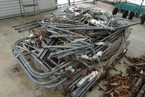 lot 66 image: Commercial Greenhouse Shelving Components