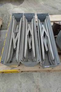 lot 246 image: 3 Metal Folding Sawhorses