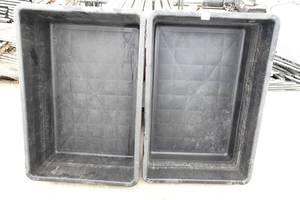 lot 236 image: Large Rectangular Plastic Water Basins