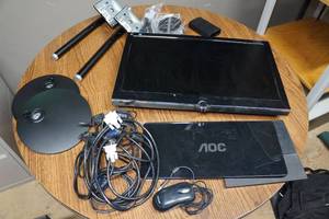 lot 28 image: AOC 23 LCD Monitor
