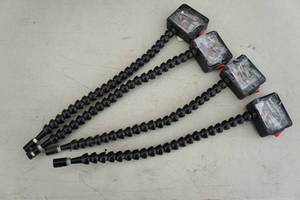 lot 47 image: 4 Flexible Wall Mount LED Lights