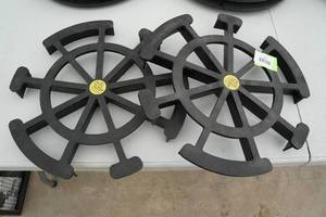 lot 57 image: 2 Ice Fishing Hole Grates