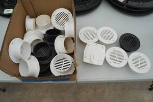 lot 90 image: Screen Vent Covers - White and Black