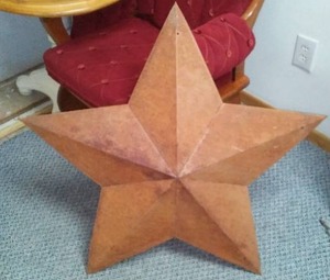 3 ft. Metal Star.