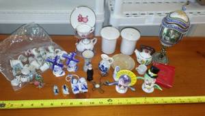 Salt and Pepper Shakers, Miniatures and more.
