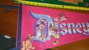 Disneyland and Opryland Pennants