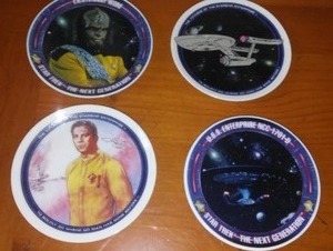 Star Trek Mini Plates (4)