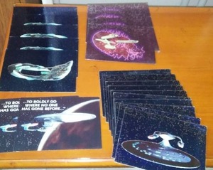 Star Trek USS Enterprise Greeting Cards with Envelopes.
