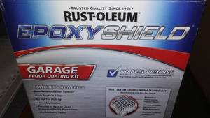 Epoxy Floor Shield Floor Covering. Rust-o-leum (2 Kits).