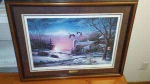 Terry Redlin Sharing Season II, Hand signed
