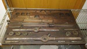 Vintage Tap & Die set in case.