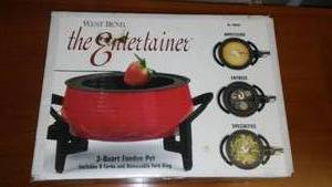 3 quart Fondue Pot. New.  West Bend.