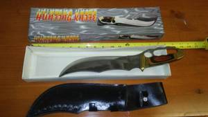 15 inch Knife, Pakka Handle, new in box.