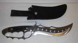 15 Inch Knife, Leather Sheath, New No Box, By Frost.