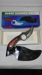5 Inch Short Skinner Knife, New In Box.