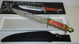 Undertake Warrior Knife By Frost, Frostwood Handle, 17.75 in. Long