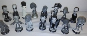 1998 Side Show Collectibles universal monsters, Little Big Heads - Full Set