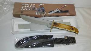 Texas Ranger 12 in. Knife. Pickbone Handle