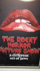 Rocky Horror Picture Show 3D Artwork, Excellent but Dusty.