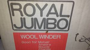 Royal Jumbo Bobbin Winder.