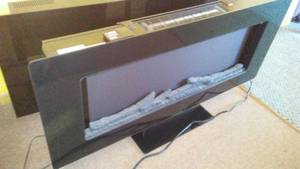 Electric Fireplace Insert w remote. New,