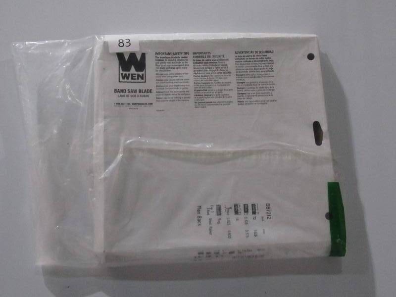 lot 83 image: WEN BB7212 72-Inch Woodcutting Bandsaw Blade with 14 TPI
