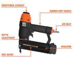 lot 55 image: WEN 61721 18-Gauge 38-Inch to 2-Inch Pneumatic Brad Nailer