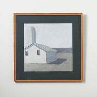 lot 12 image: Wall Art- White Barn -Hearth and Hand with Magnolia