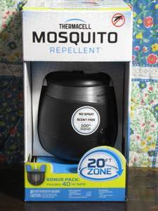 lot 5 image: Thermacell Mosquito Rechargeable Repeller E-Series E55 with 20 Mosquito Protection Zone Includes 12-Hr Repellent Refill DEET Free Bug Spray Alternative Scent Free No Candles or Flames