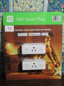 lot 11 image: Wemo 43K-720-0224R Mini Smart Plug Compatible with Alexa, Google Assistant & Apple HomeKit(F7C063-CC), 2-Pack