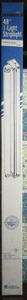 lot 20 image: 1-Light 4 ft. Gloss White T8 Fluorescent Strip Light
