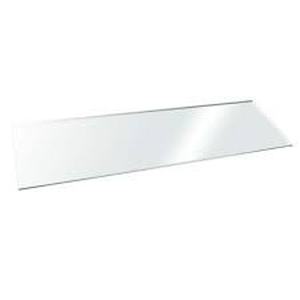 lot 87 image: Home Decorators Collection 8 in. x 24 in. Clear Glacier Glass Shelf w Mounting Bracket