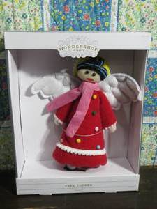 lot 94 image: Wondershop Felt Angel Tree Topper (12.75 in. x 10 in.)