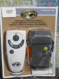 lot 107 image: Hampton Bay Ceiling Fan Remote Control