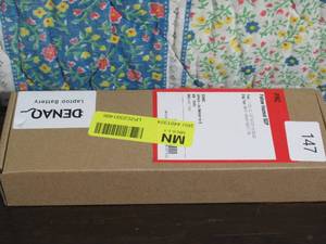 lot 147 image: DENAQ - Lithium-Ion Battery for Select Dell Laptops