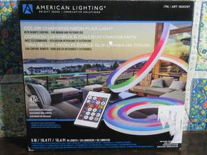 lot 161 image: American Lighting Color Changing Neon Flex Light