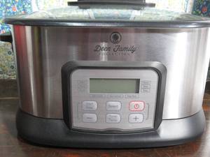 lot 179 image: Deen Family Collection 6.5 qt 9-in-1 Ceramic Nonstick Digital Multi Cooker