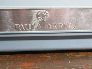 lot 180 image: Paula Deen 1500W GranIT Smoke Reducing Ceramic Tabletop Indoor Grill wFan