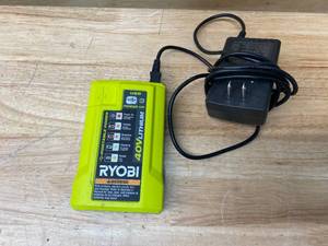 lot 54 image: RYOBI 40V Battery Charger with USB (OP403)