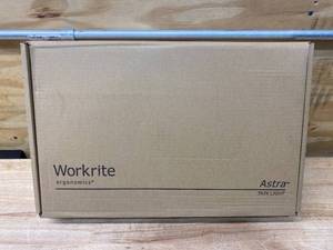 lot 86 image: WORKRITE ASTRA 2-Piece Clamp, Sterling, Dual Arm Task Light