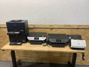 lot 70 image: Lot of 6 Printers (Samsung, Canon, HP)