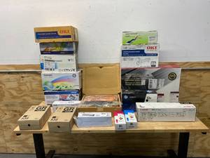 lot 141 image: Lot of Various Computer Printer InkTonerRelated Items