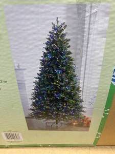 lot 157 image: Holiday Living  7.5-ft Crystal Pine Pre-lit Artificial Christmas Tree with LED Lights