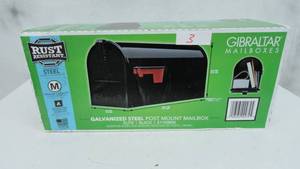 lot 3 image: Gibraltar Mailbox - Steel - Medium Capacity (New in Box)